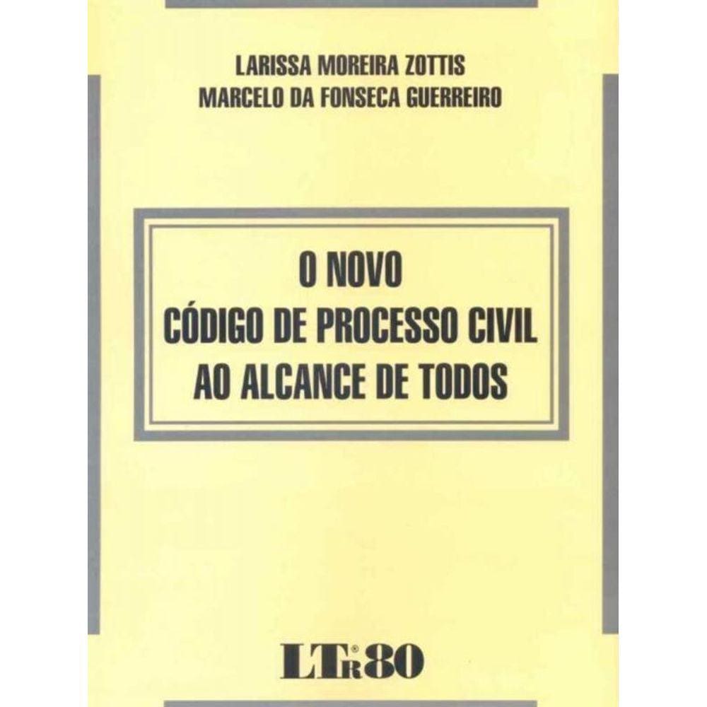 Novo Codigo De Proc. Civil Alcance De Todos-1ed/16
