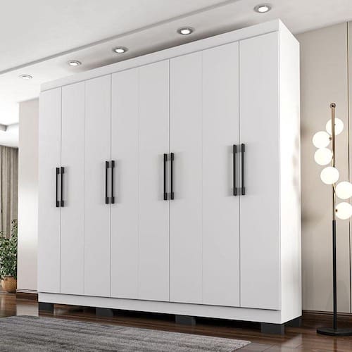 Guarda Roupa Casal Ambiente B2348 Branco - Araplac Menor preço em Guarda Roupa Casal Ambiente B2348 Branco - Araplac
