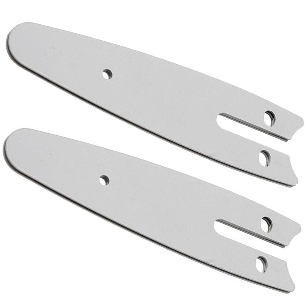 Placa Guia Sabre De Mini Motosserra 4 Polegadas Kit 2 Uni Reposiçao Resistente Jardinagem