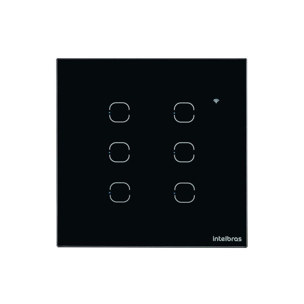 Interruptor Wifi Touch Ews 1006 Preto Intelbras