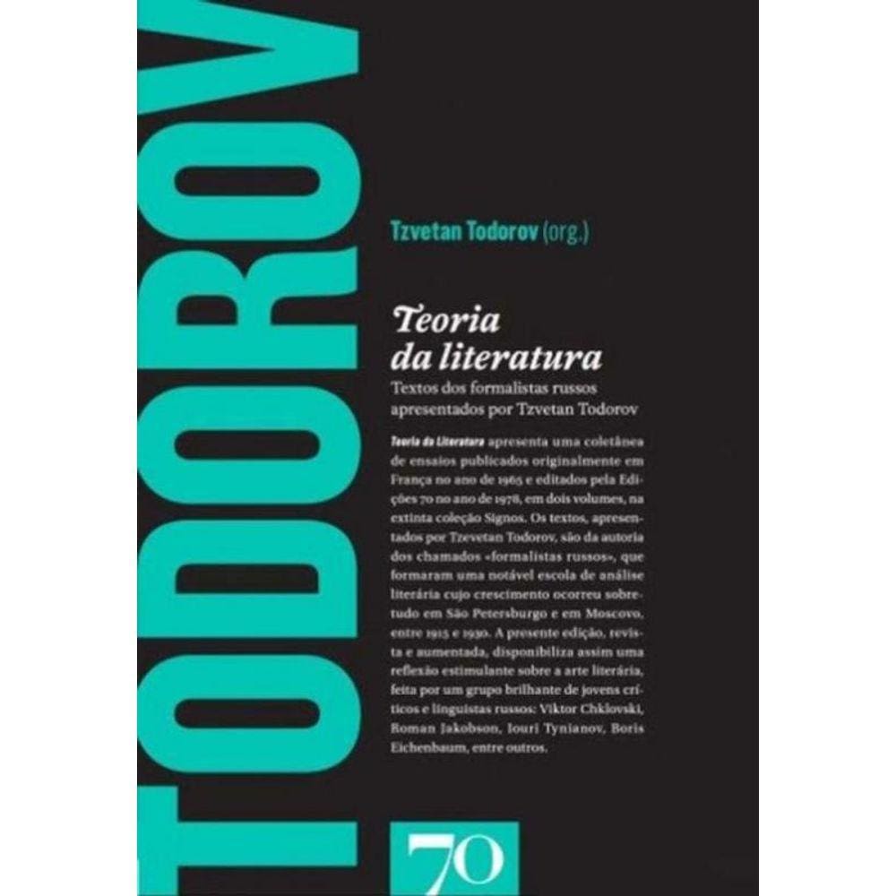 Teoria Da Literatura - Textos Dos Formalistas Russ