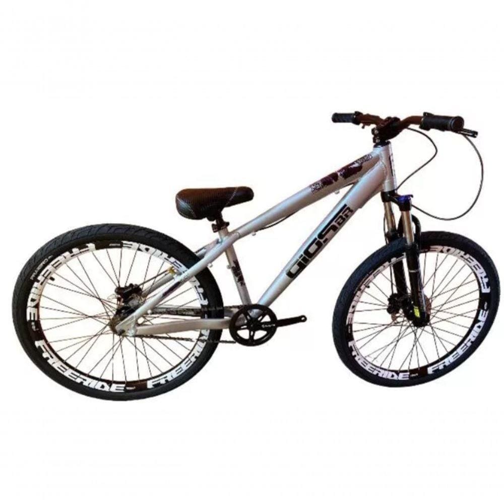 Bicicleta Gios Frx Evo Branco Aro 26 Freeride Freio Disco Hidráulico