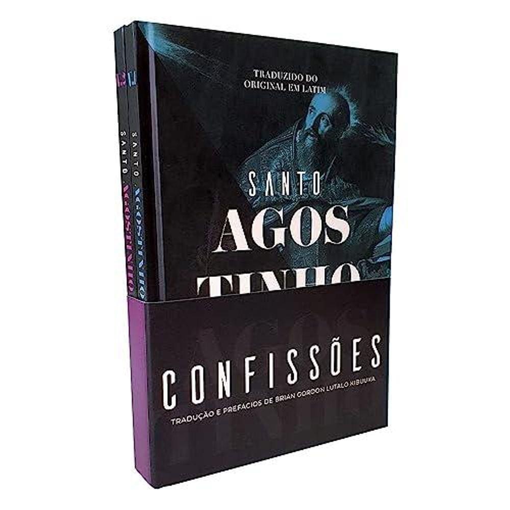 Box Confissões De Santo Agostinho Dois Volumes