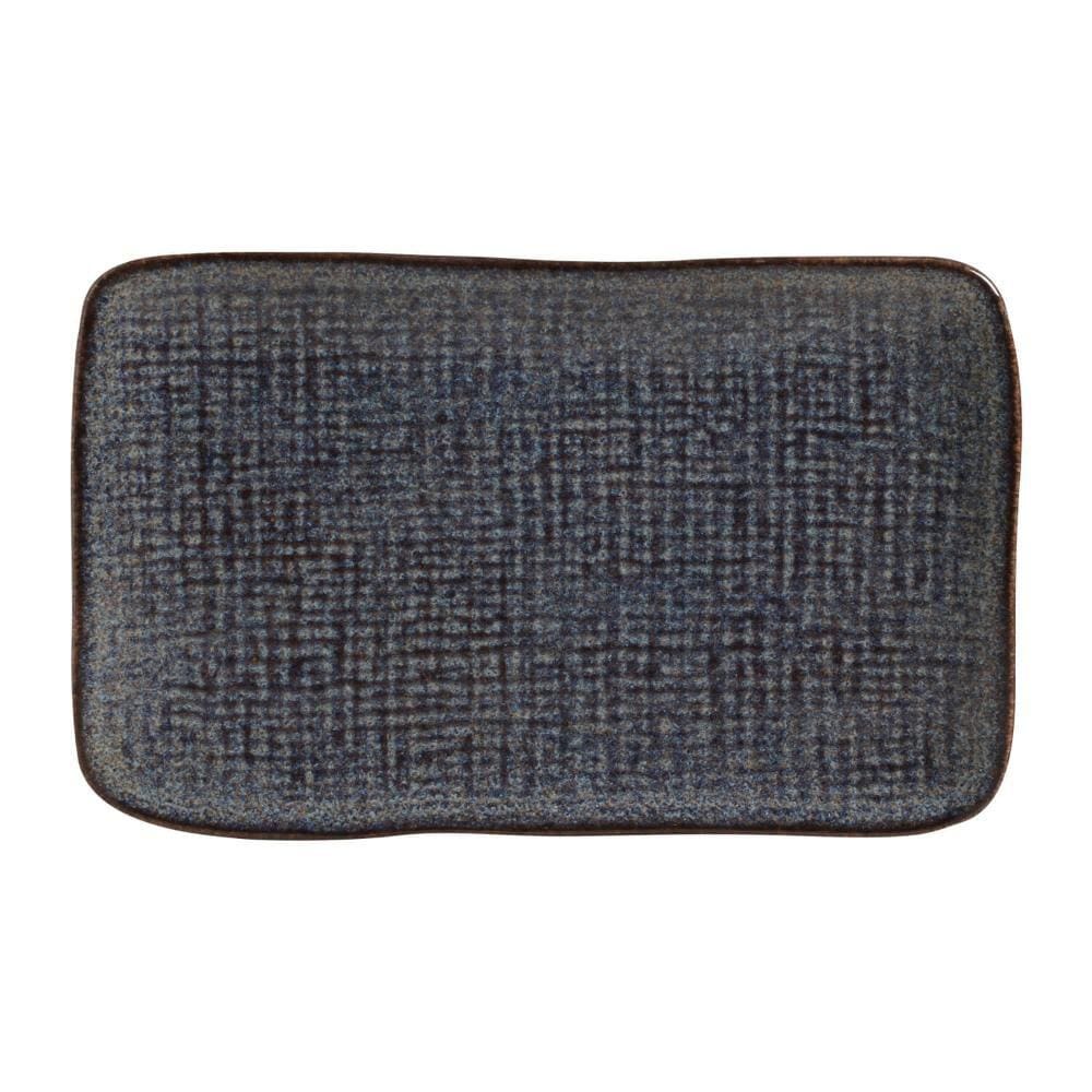 Conjunto c/ 4 Travessas Retangular Média Juta Titanium 27x16cm