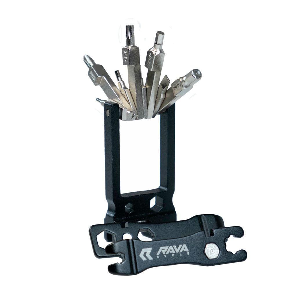 Kit Chaveiro Allen Smart Tools 20 Funções em Alumínio Preto Rava