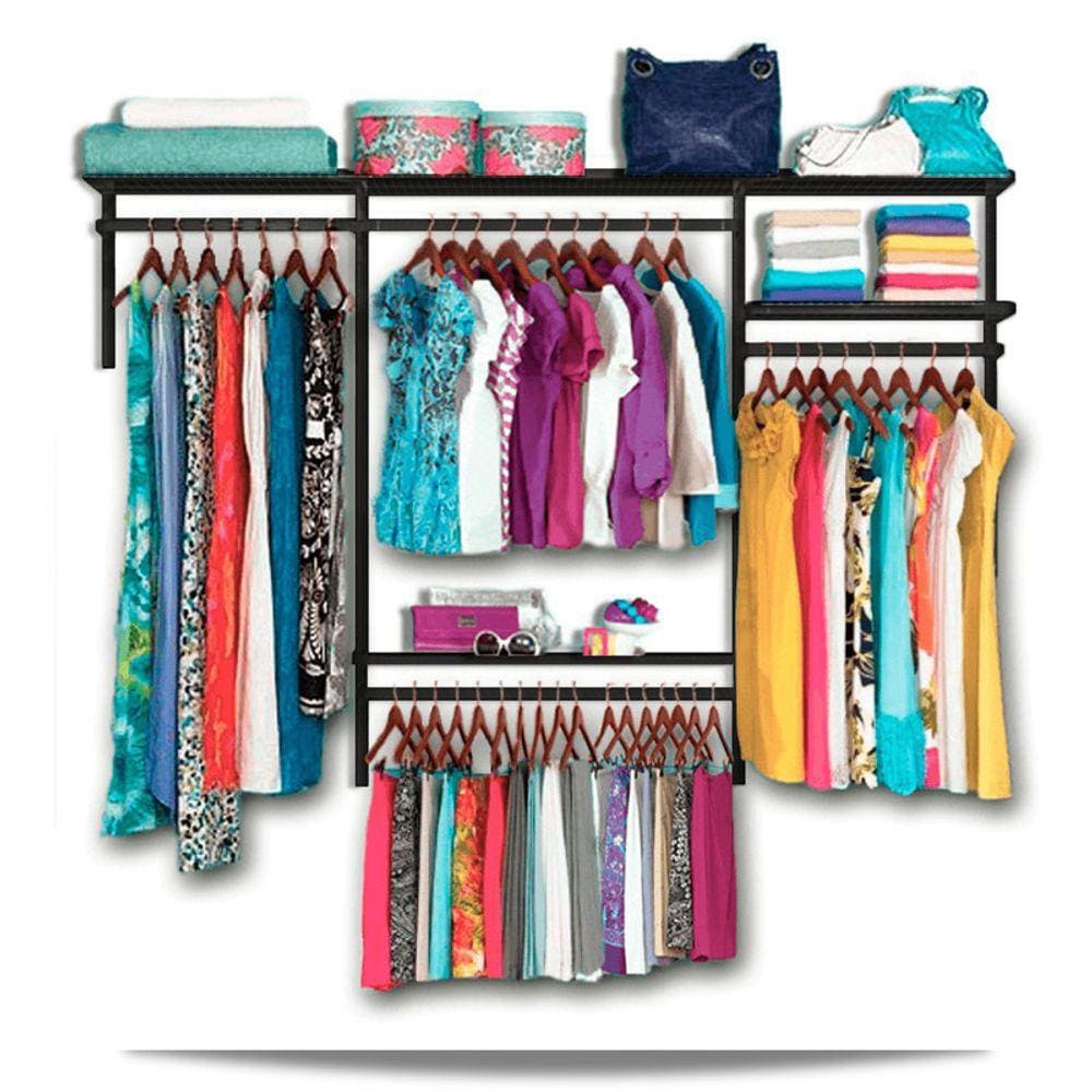 Roupeiro aramado quarto pequeno closet feminino solteiro 2,20 PT