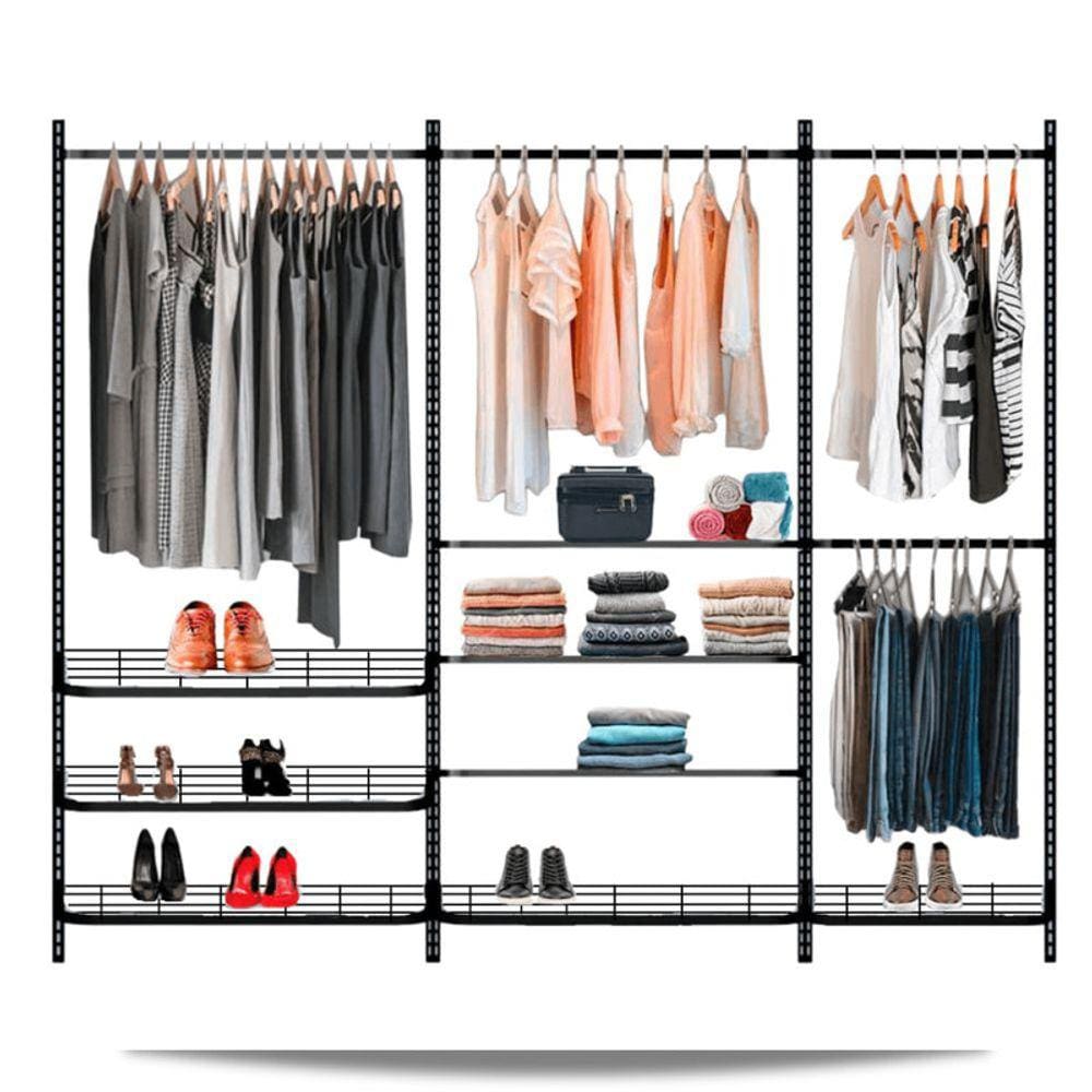 Guarda roupa closet aramado aberto armário modulado roupeiro 2,50 PT