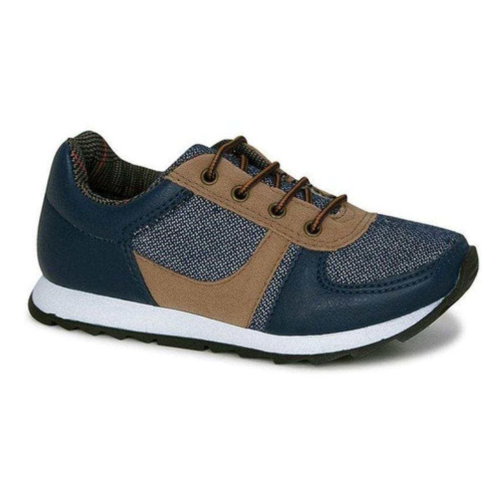 Tênis Infantil Masculino Diversão Boy Denim Nº32 Cor Azul - Sugar Shoes