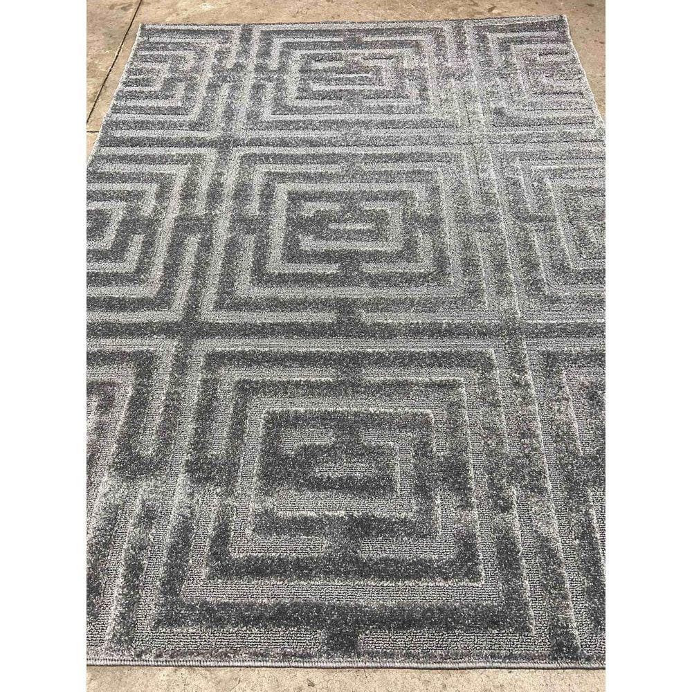 Tapete Realce Eden 3D Alto Relevo 200X300 2X3 M Grafite