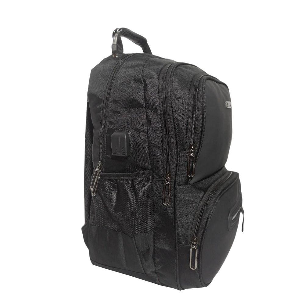 Mochila Notebook Antifurto Usb Cabo De Aço