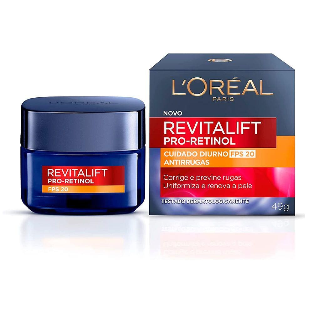 Creme L`Oréal Paris Revitalift Pro Retinol Cuidado Diurno Antirrugas 49g
