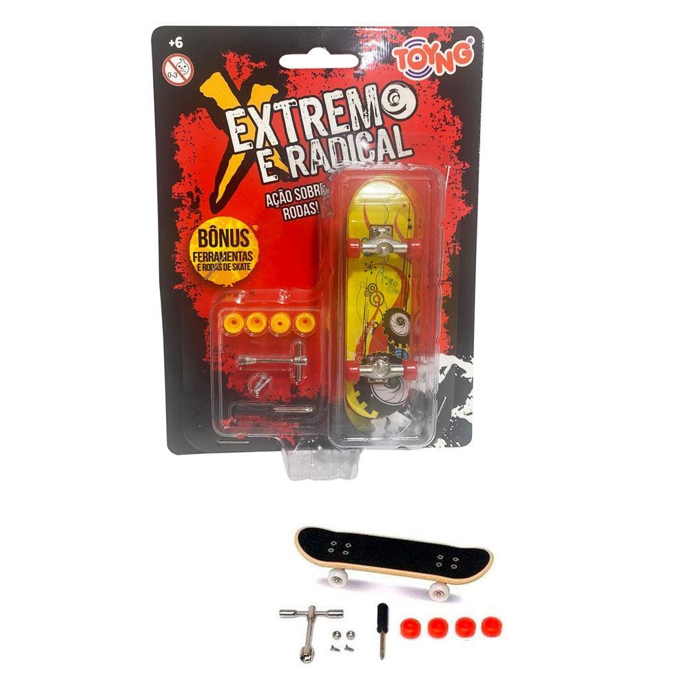 Pista skate dedo brinquedo extra extra extra extra