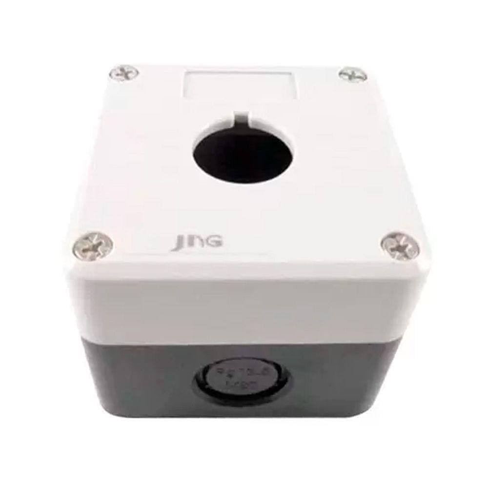 Caixa Plastica de Sobrepor Para Botoeira 22,5mm 1 Posto JNG