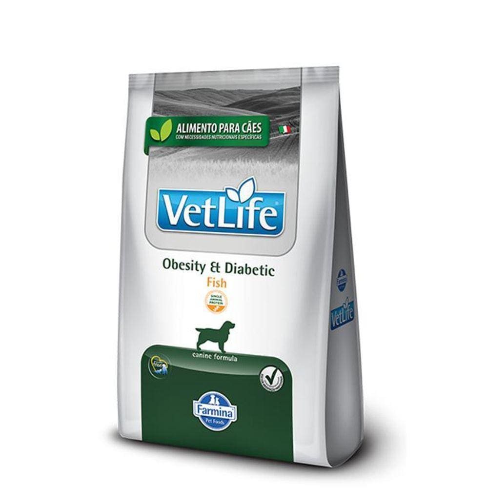 Vet Life Canine Obesity E Diabetic Fish 10,1Kg