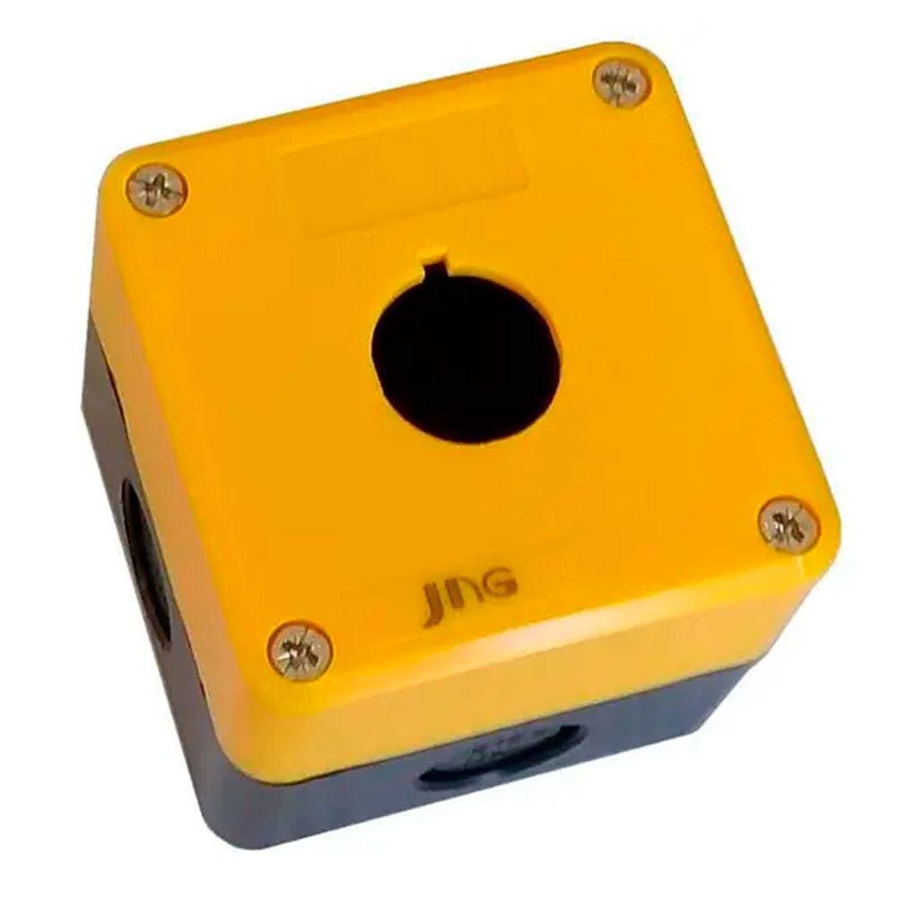 Caixa Plastica de Sobrepor Para Botoeira 22,5mm 1 Furo JNG
