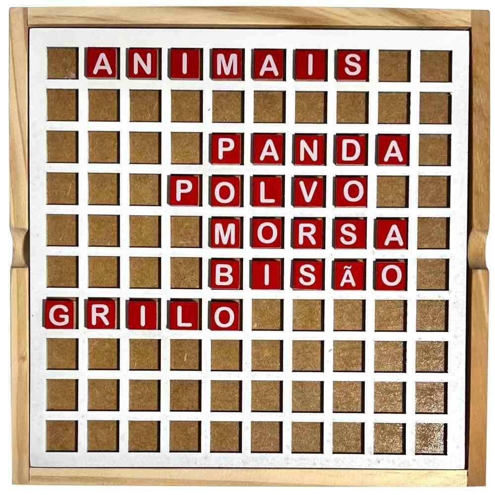 Jogo Caixa Das Letras - Madeira - Brinqmutti