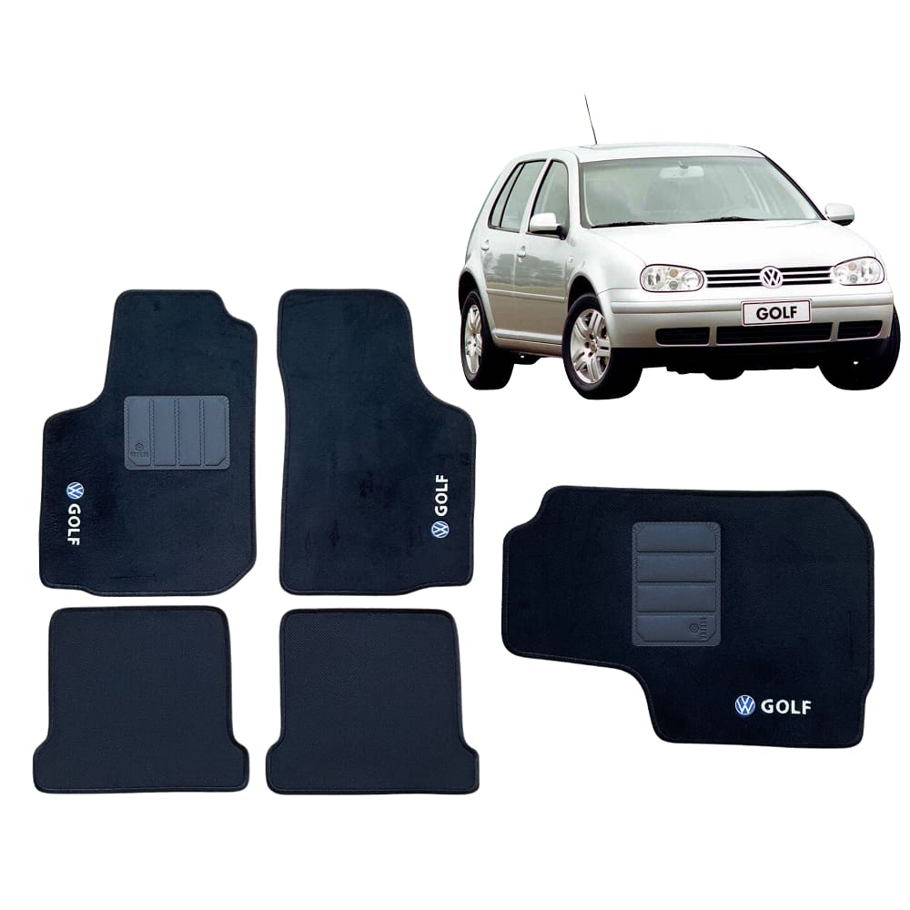 Tapete Carpete 5Mm Volkswagen Golf 2001 2002 2003 04 A 2009