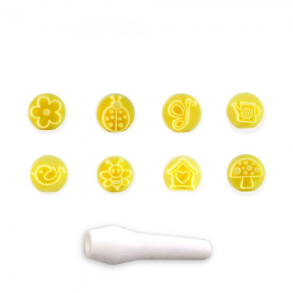 Kit Carimbos Jardim Encantado Rosa Bluestar
