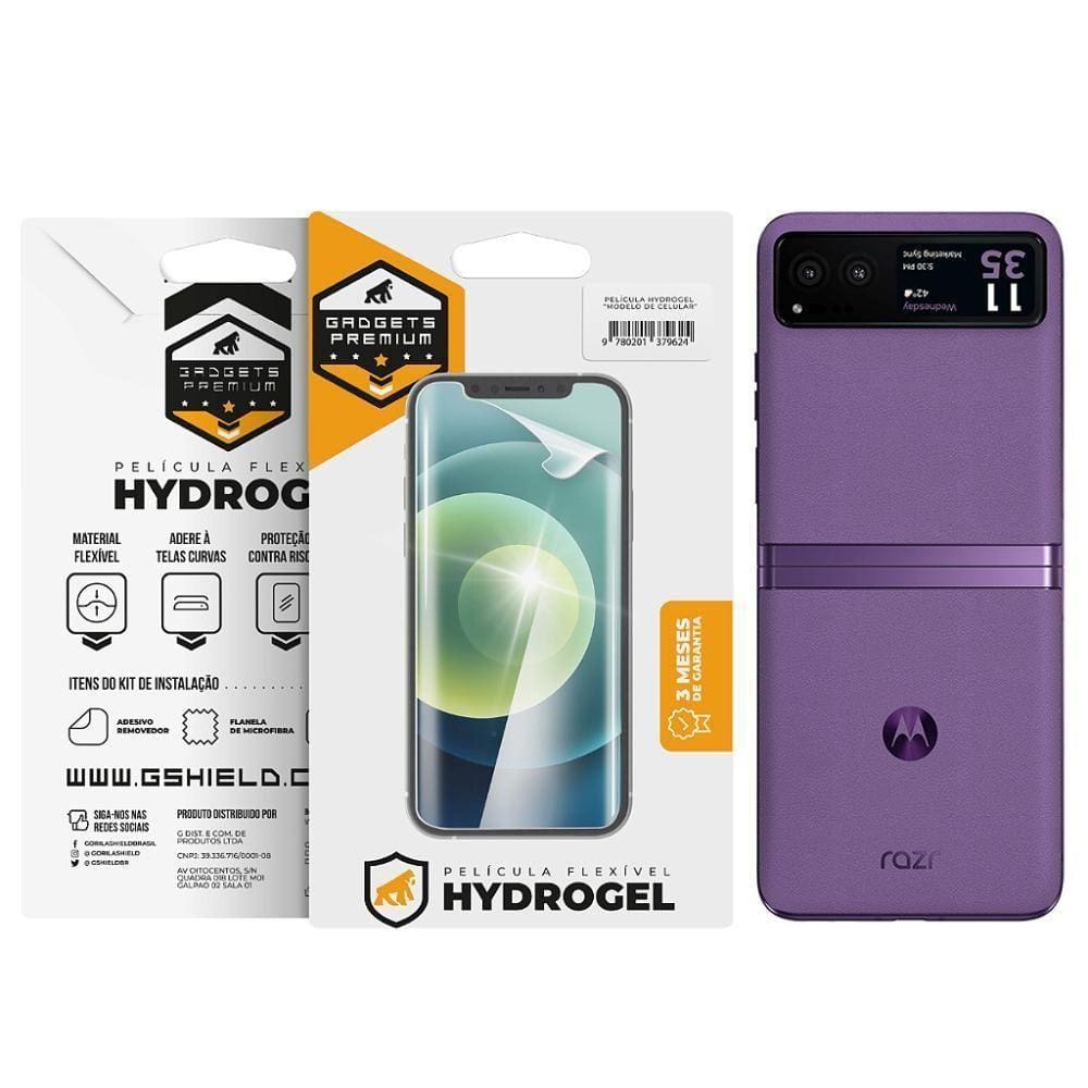 Película Para Motorola Razr 40 - Traseira Hydrogel Hd- Gshield