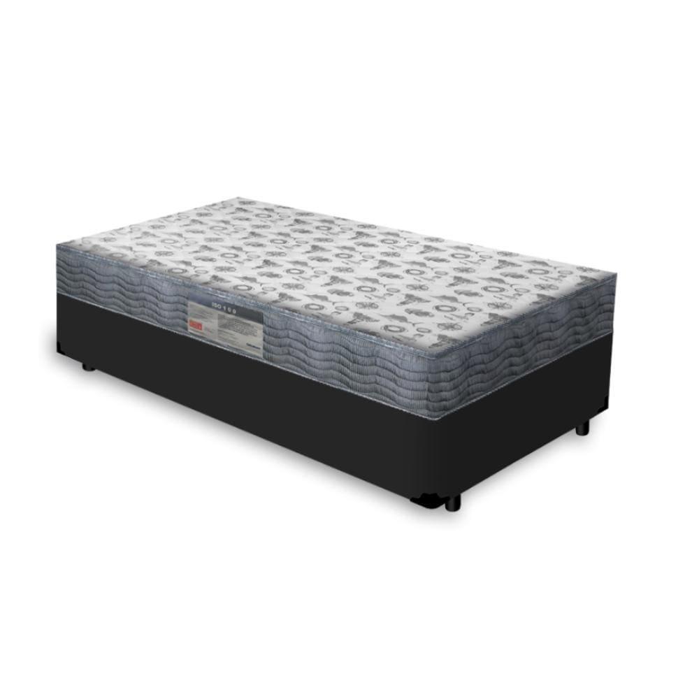 Cama Box Solteiro + Colchão D33 Ortobom Iso 100 88cm