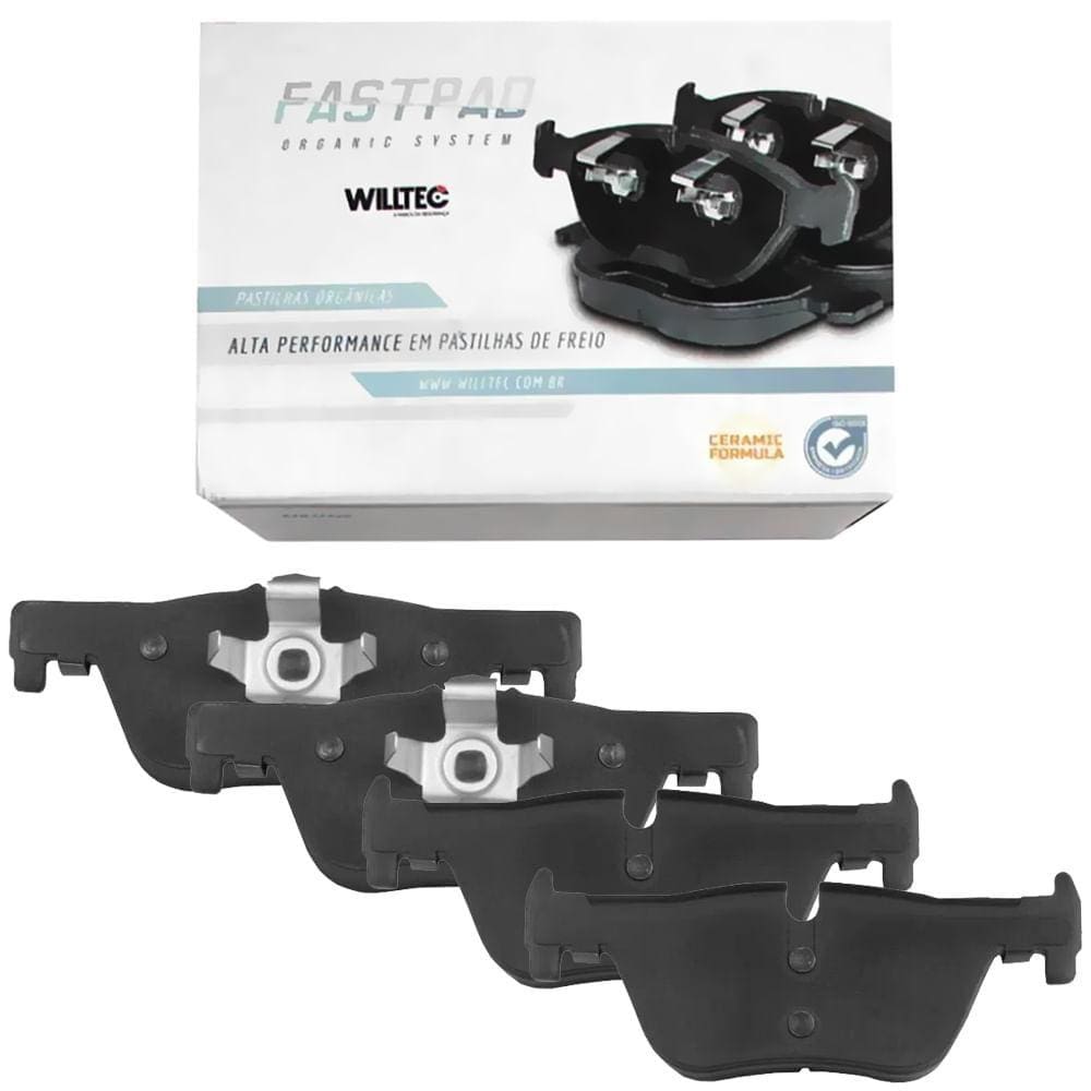 Kit Pastilha Freio Cerâmica BMW Série 1 Série 3 Tras Fastpad