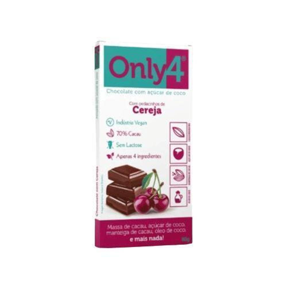 Kit 6X: Chocolate 70% Cacau Sem Lactose Vegano Only4 80G