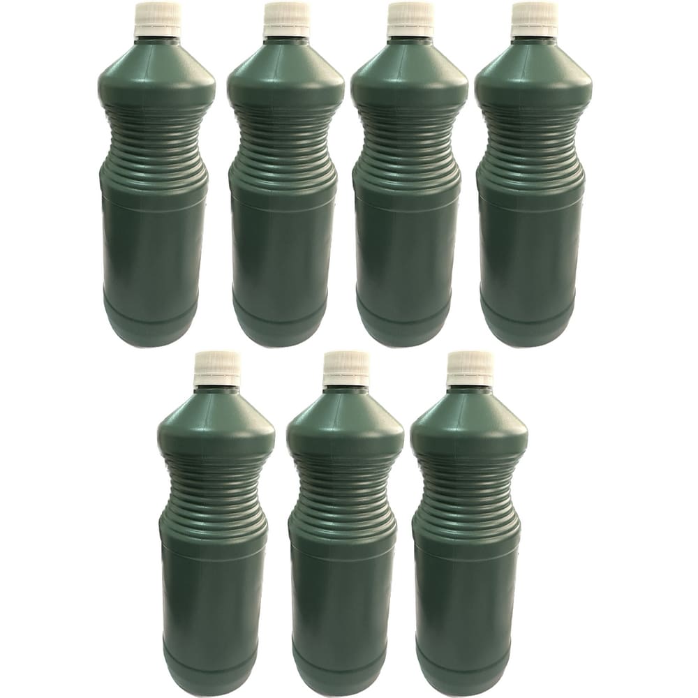 07 Frascos Reciclado Verde 1 Litro Embalagem Produto Limpeza geral