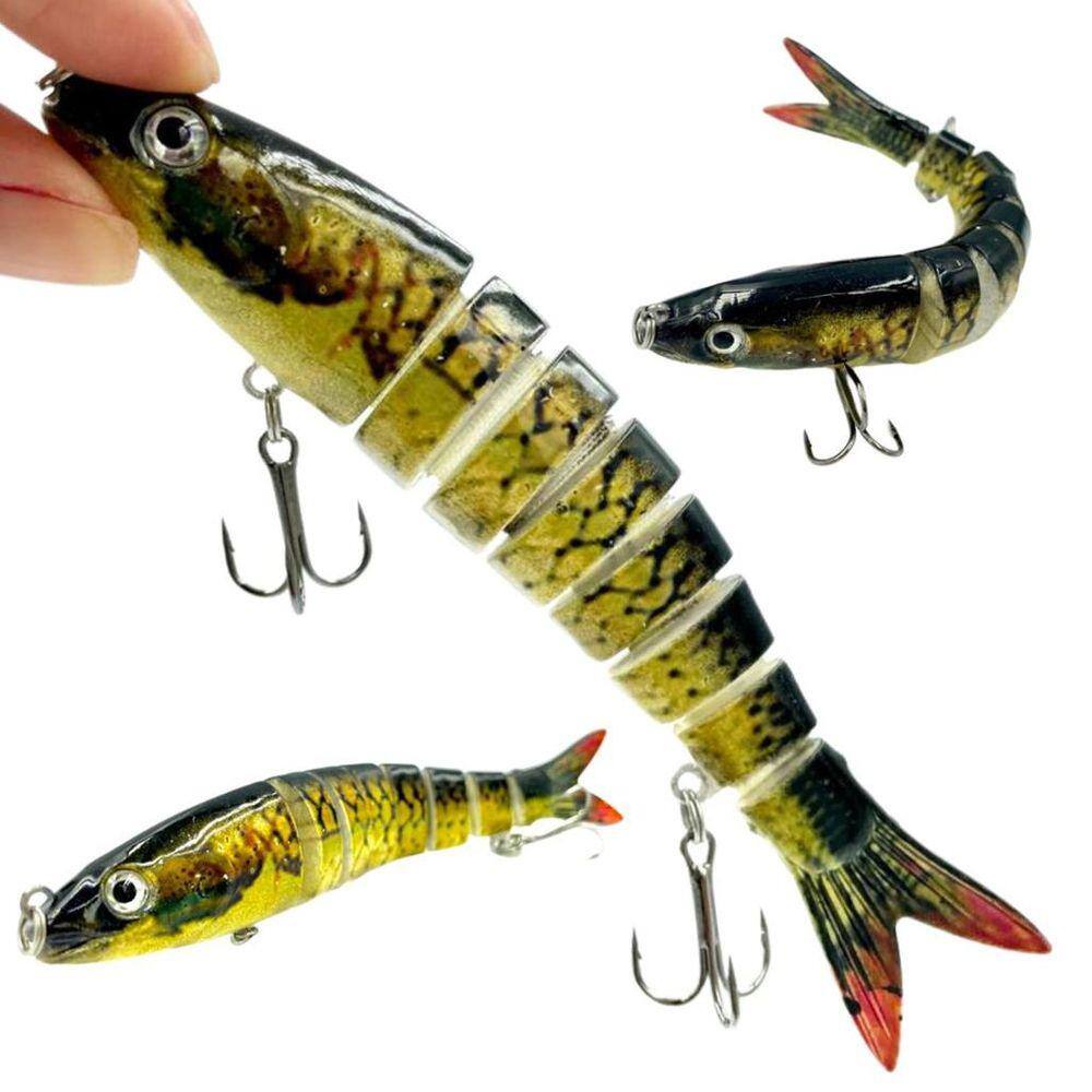 Isca Artificial Tuvira Articulada Para Robalo Tucunaré 13.4cm 18g Cor13