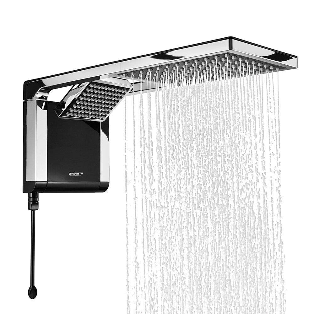 Chuveiro Lorenzetti Acqua Duo Multi Temperatura Preto/Cromado 6800W