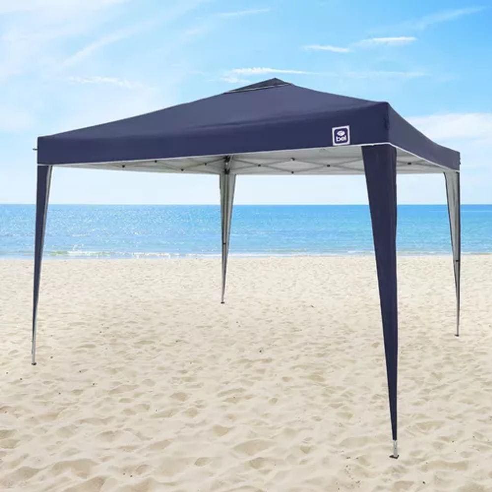 Gazebo Articulável Azul - Poliéster E Aço - 2,6x3x3 - Belfix