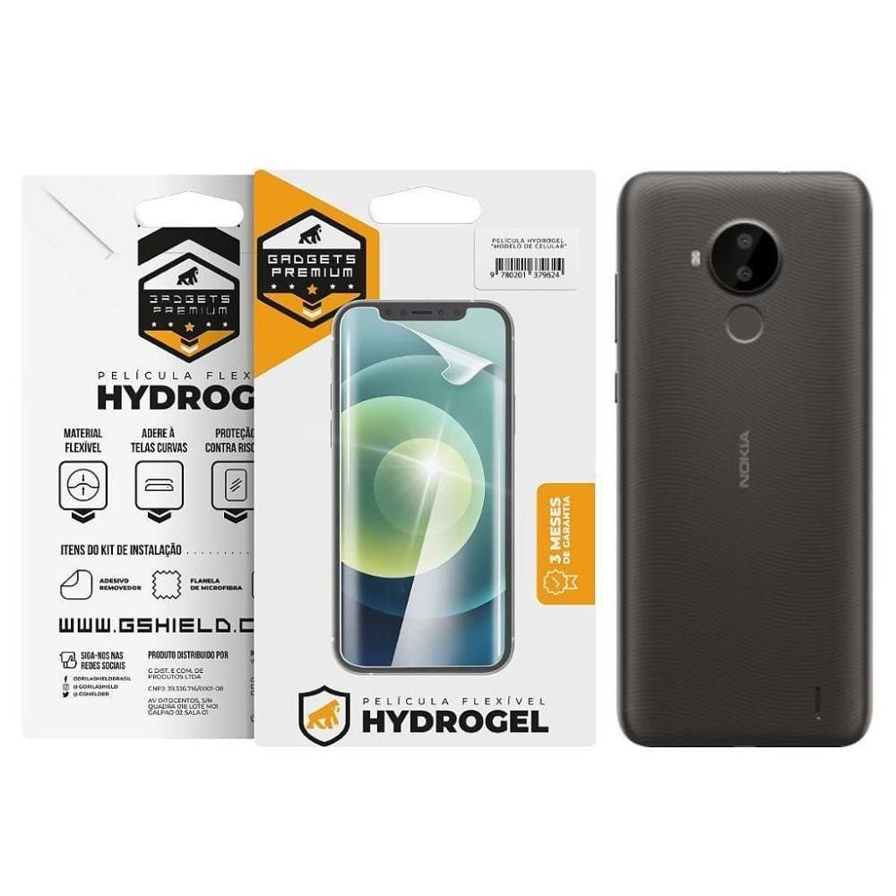 Película Para Nokia C30 - Traseira Hydrogel Hd- Gshield