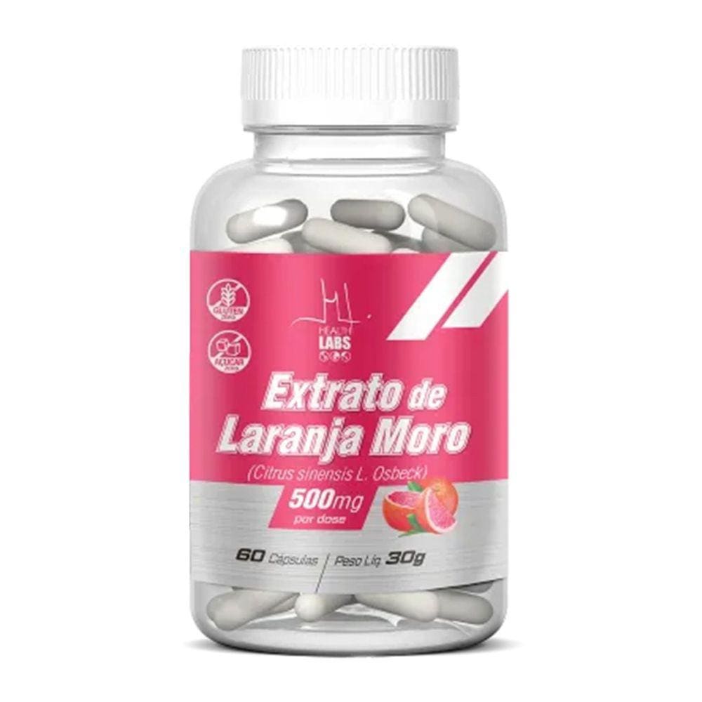 Extrato de Laranja Moro 500Mg C/60 Cápsulas Health Labs