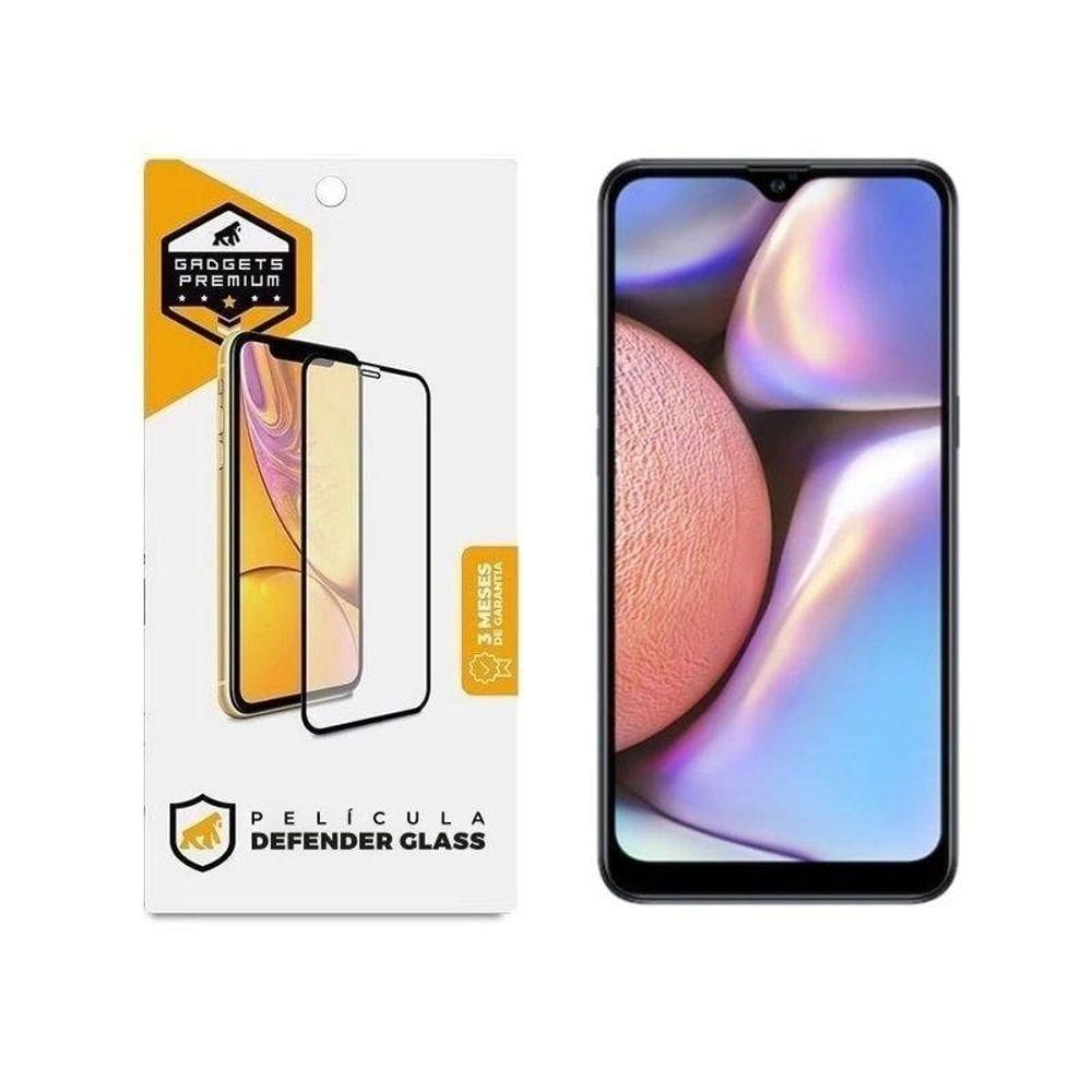 Película Defender Glass Para Samsung Galaxy A10S - Preta - Gshield
