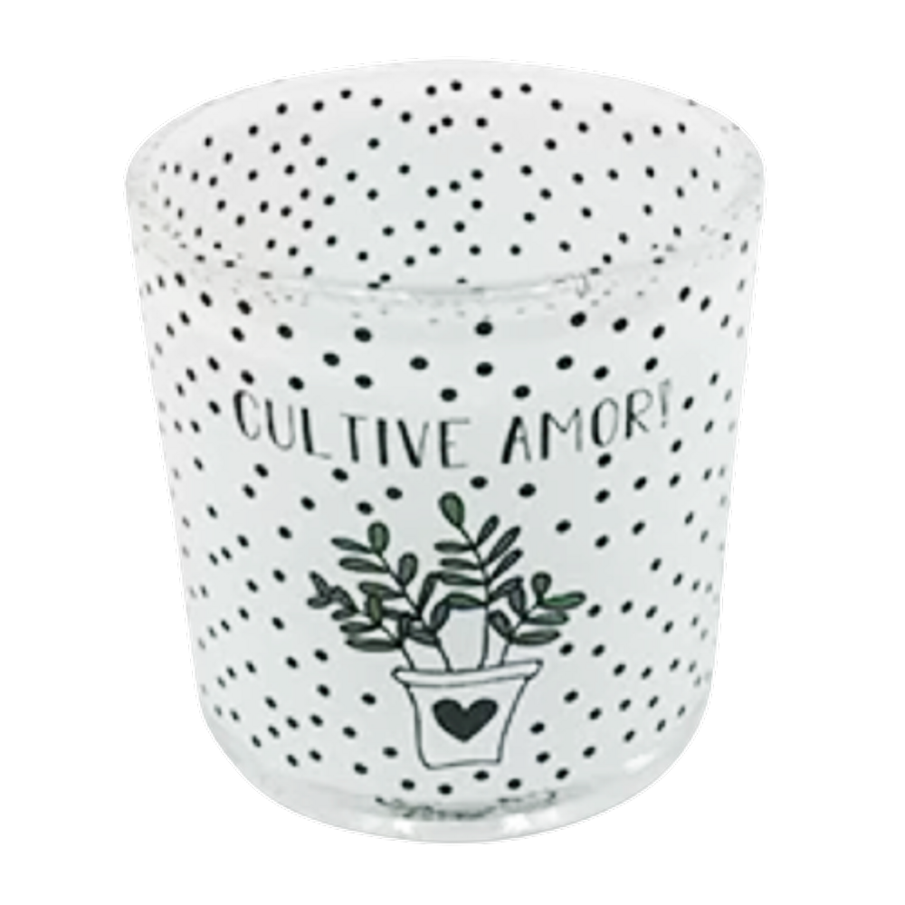 Cachepot porta treco Fofo Cultive amor Marca Fricote