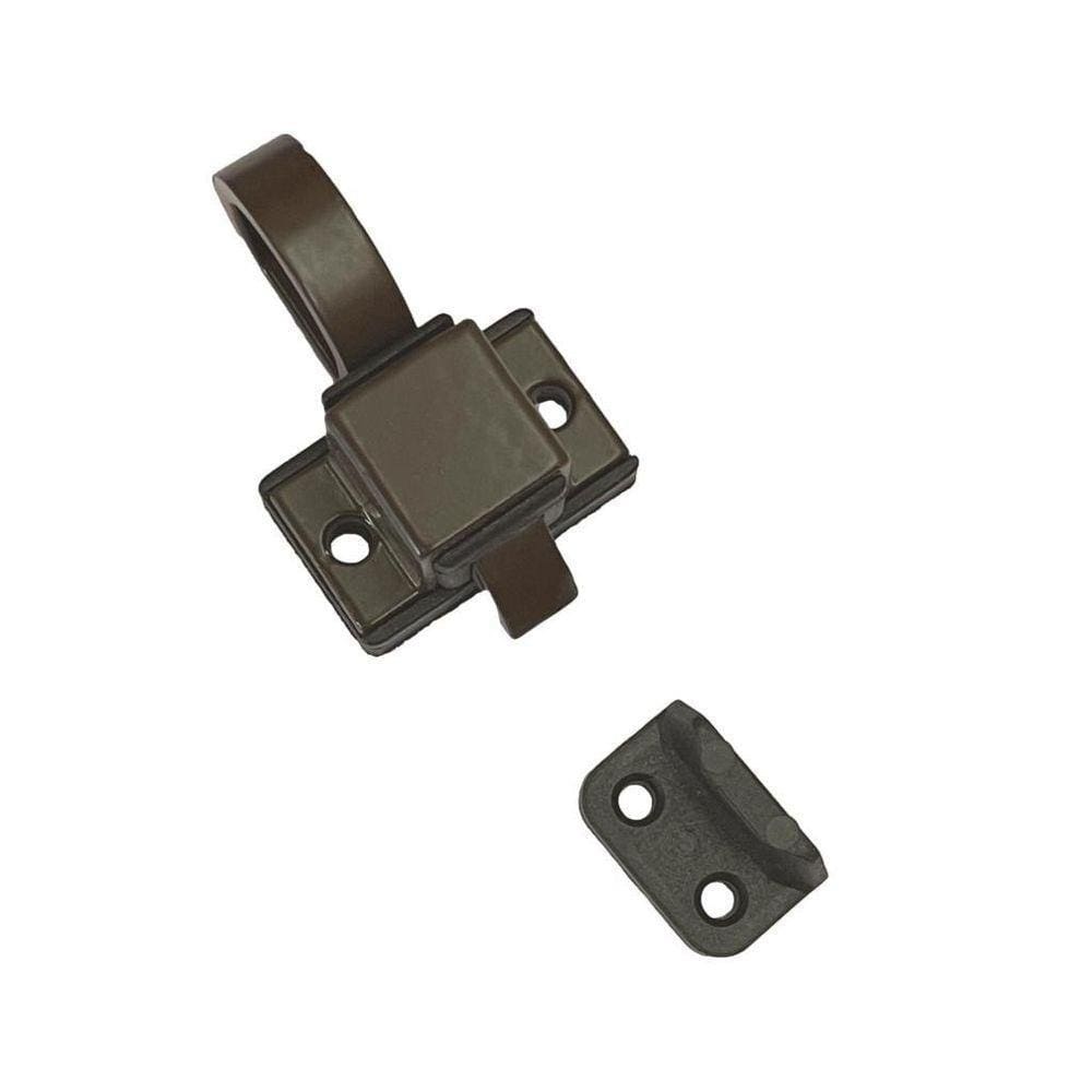 Fecho Gatilho Para Janela Max Ar Ou Basculante Marrom