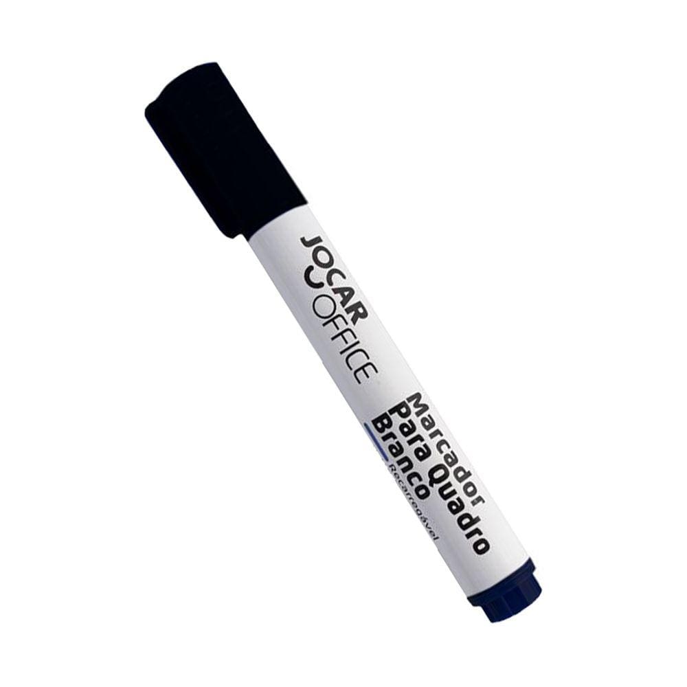 Caneta Para Quadro Branco Recarregável Unitário Preto
