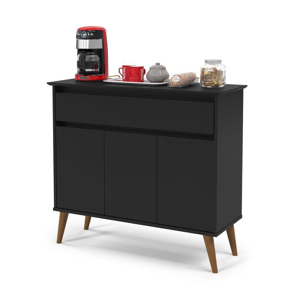 Aparador Zeus Preto – EJ Móveis