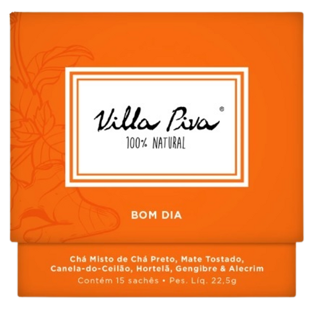 Kit 2X: Chá Misto Bom Dia Villa Piva 15 Sachês