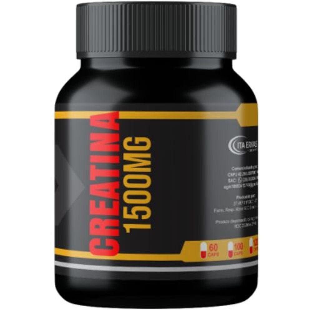 Suplemento Creatina Premium 1500mg 120 Cápsulas Itaervas