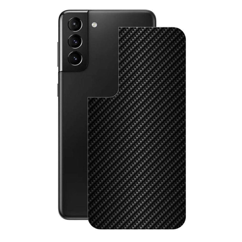 Película Galaxy S21 -Traseira Fibra De Carbono Preta-Gshield