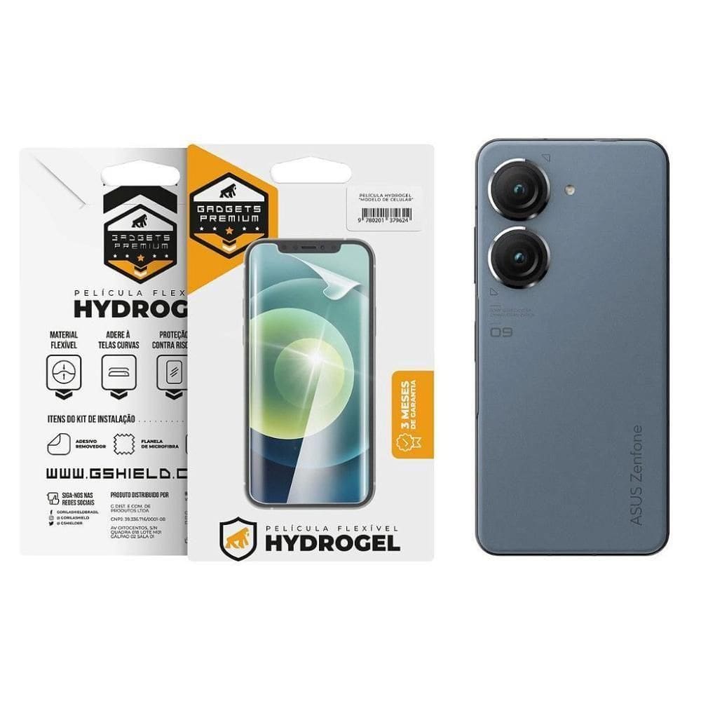 Película Para Asus Zenfone 9 - Traseira Hydrogel Hd- Gshield