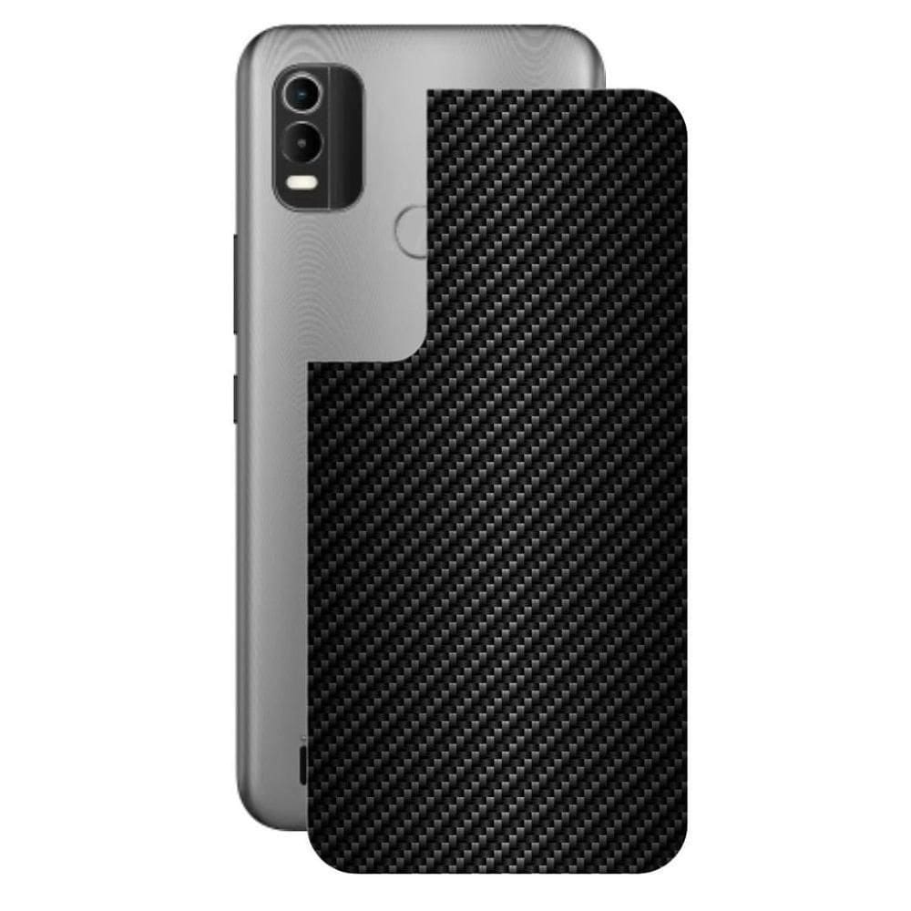 Película Nokia C21 Plus-Traseira Fibra Carbono Preta-Gshield