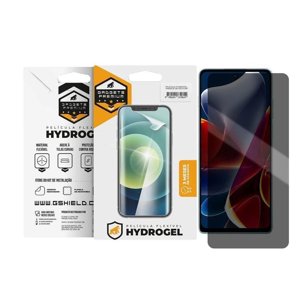 Película Para Motorola Moto Edge S30 - Privacidade Hydrogel - Gshield