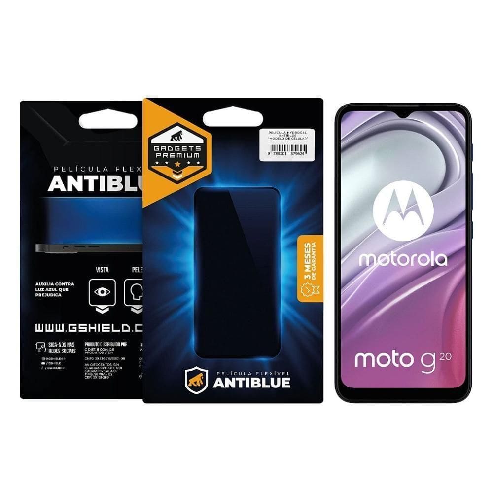 Película Para Motorola Moto G20 - Antiblue - Gshield