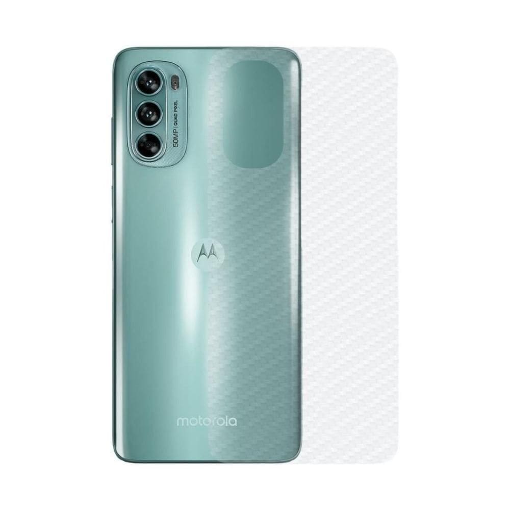 Película Para Motorola Moto G62 - Traseira De Fibra De Carbono - Gshield