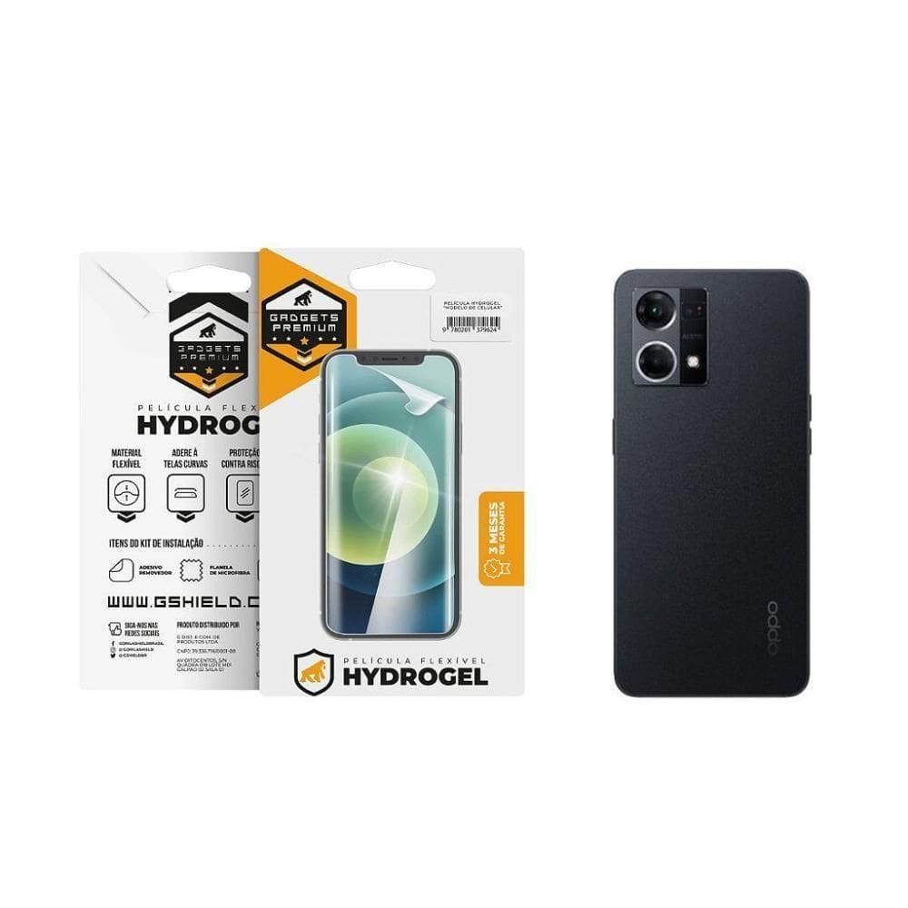 Película Para Oppo Reno 7 - Traseira Hydrogel Hd- Gshield