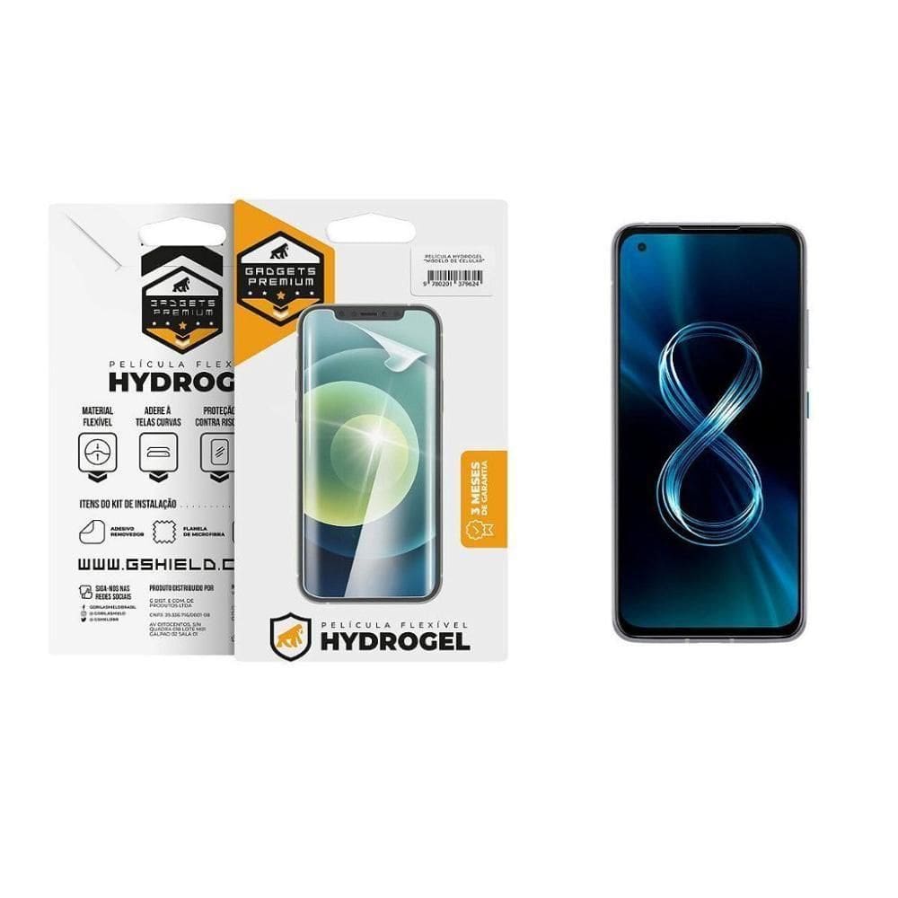 Película Para Zenfone 8 - Hydrogel Gamer Fosca - Gshield