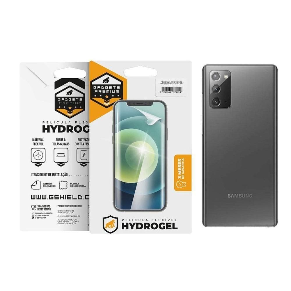 Película Para Samsung Galaxy Note 20 - Traseira Hydrogel Hd- Gshield