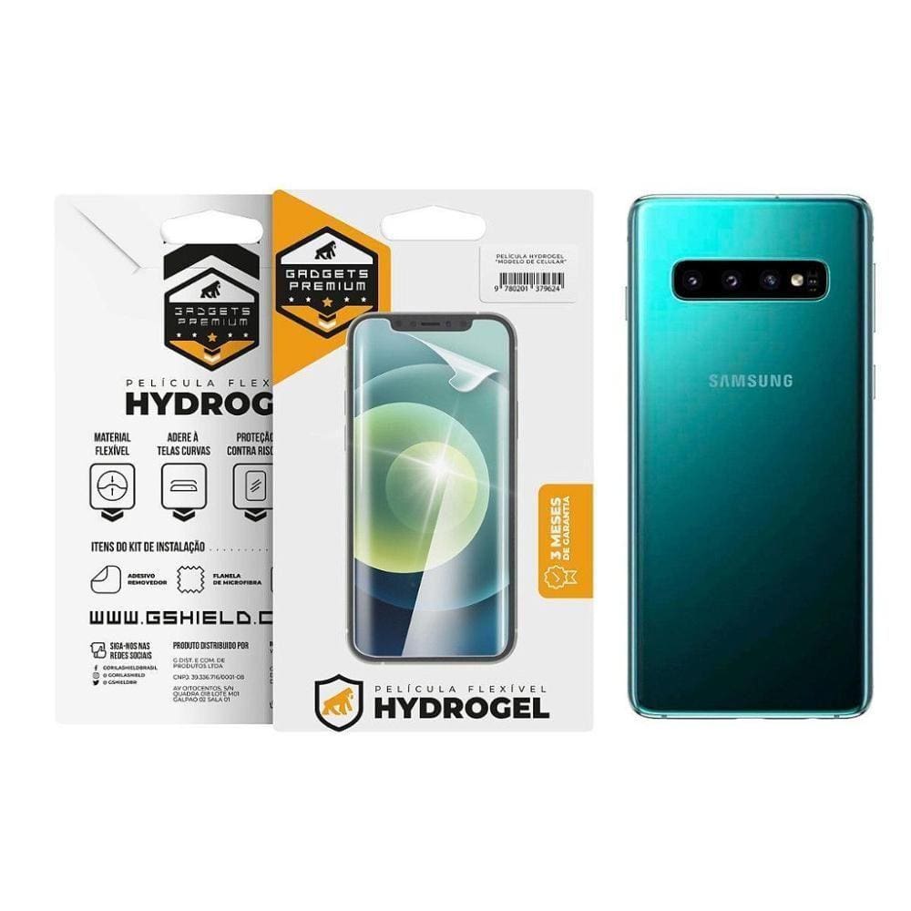 Película Para Samsung Galaxy S10 Plus - Traseira Hydrogel Hd- Gshield