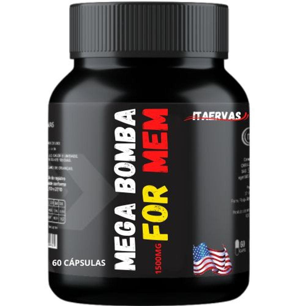 Mega Massa Muscular Exclusivo Homens 500mg Itaervas